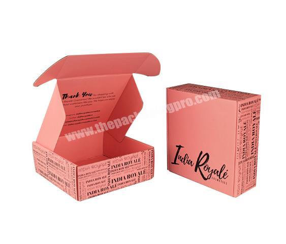 Custom Corrugated Board Packaging Box Glossy Mailer Shipping Box Costume Apparel Dress Shoes Paper Gift Box with Gold Stamping