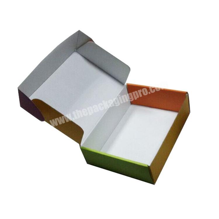 Custom Corrugated Board Packaging Box Matt Mailer Shipping Box Costume Apparel Dress Shoes Paper Gift Box with Printing