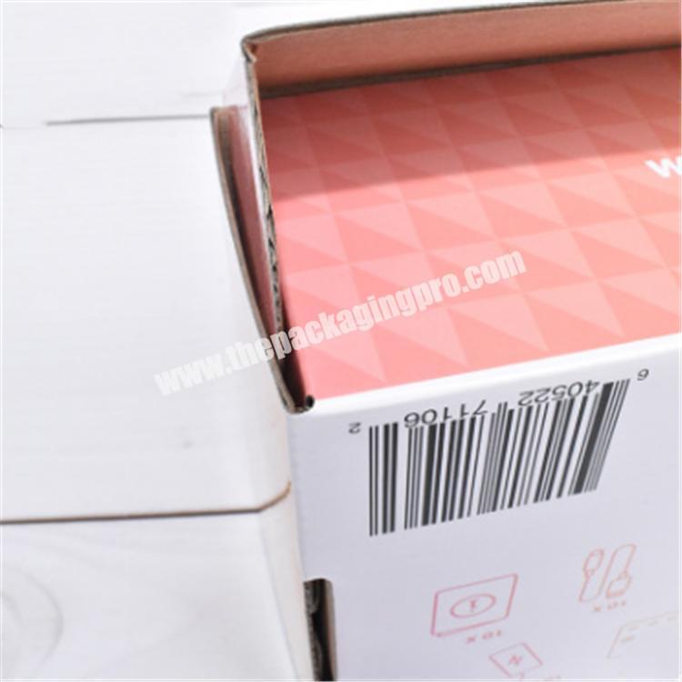 custom corrugated branded shipping boxes clothing box