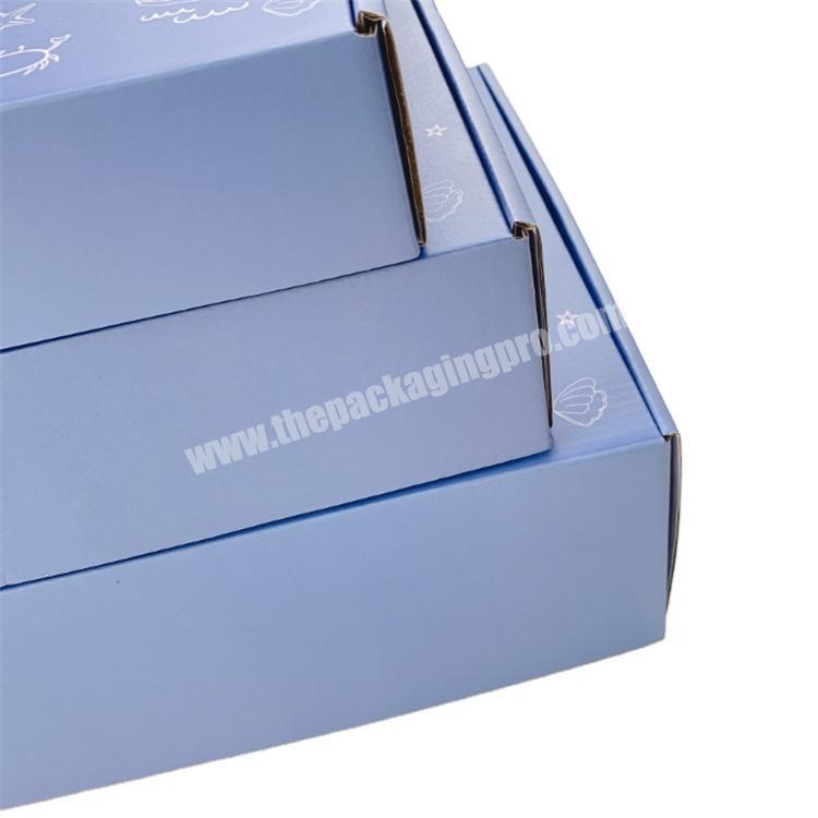 custom corrugated jewelry box for shipping clothing box