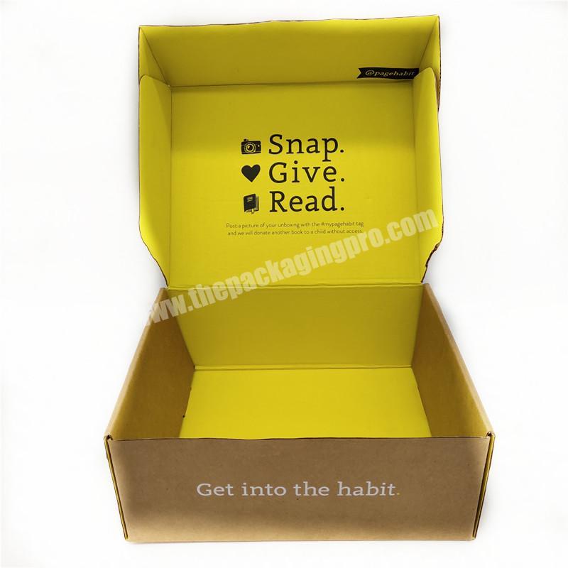 Custom Corrugated paper box shoes packaging box
