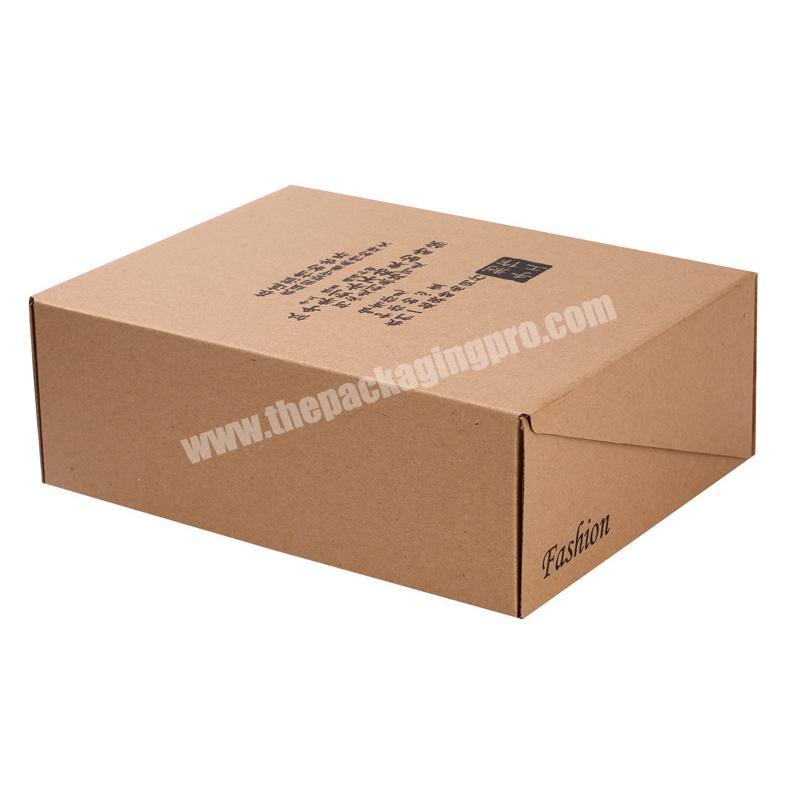 custom corrugated shipping box personalized clothing box