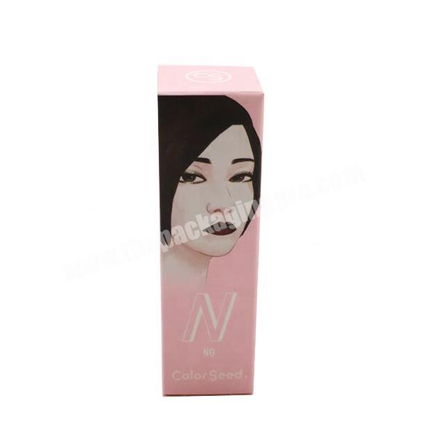 Custom Cosmetics Folding Packaging Box Lipgloss Paper box Luxury Custom Creative Lipgloss Packaging Box With Private Label