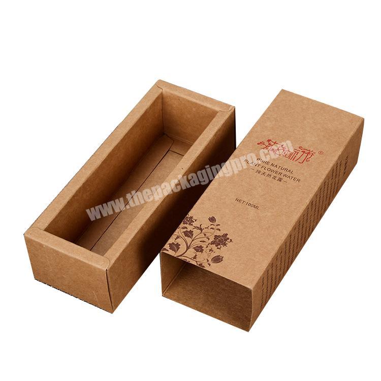 Custom craft paper box gift sliding box with sleeve packaging craft box for gift