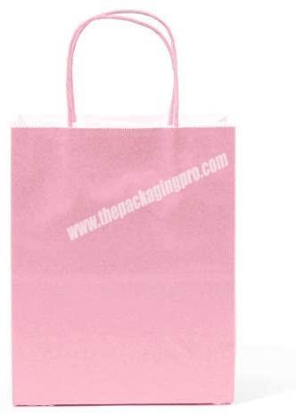 Custom Creative Logo Fold-able Gift Present Candy Packing Small Paper Bag with Ribbon