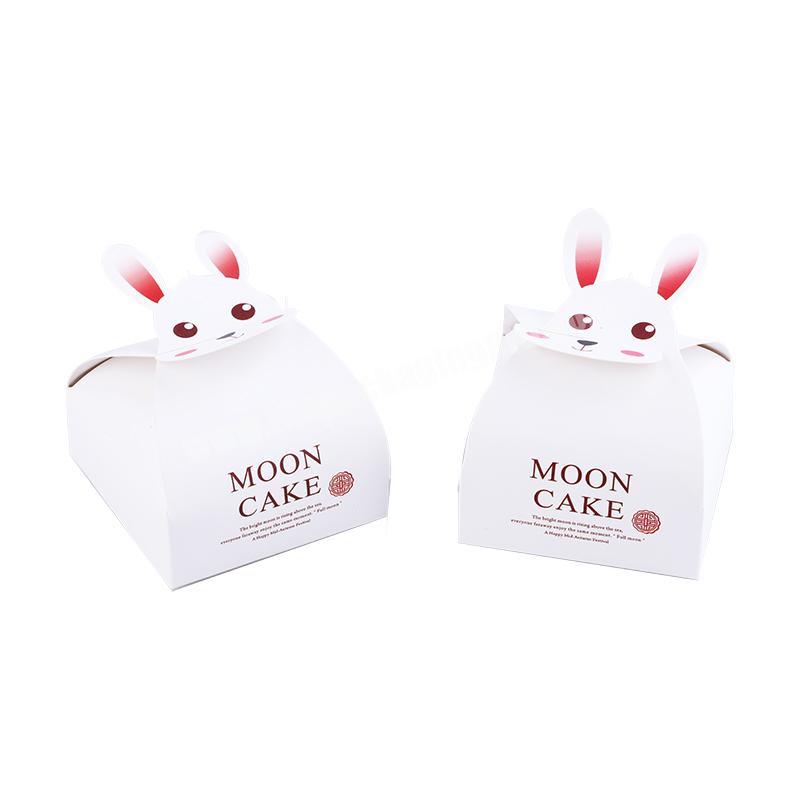 Custom  cute bunny shape food packaging boxes