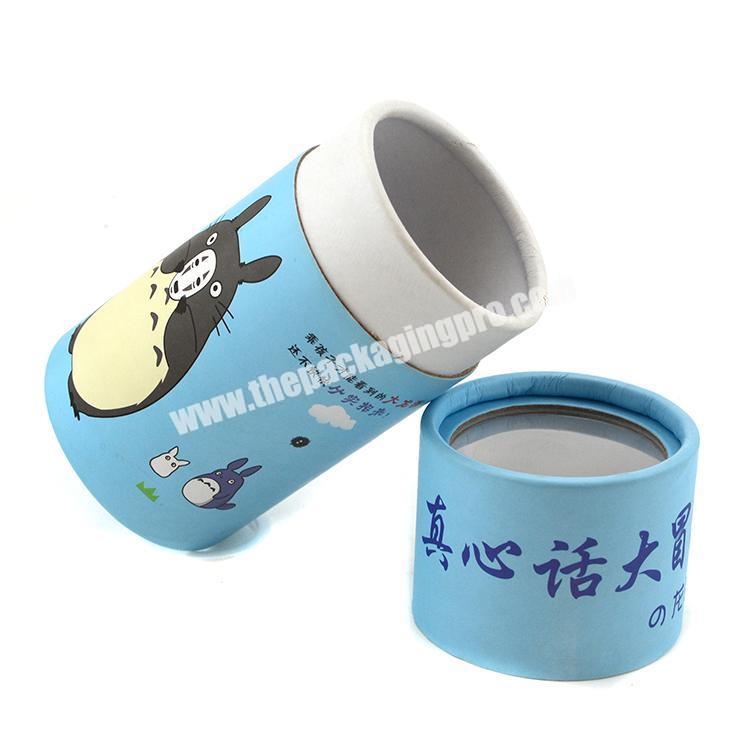 custom cylinder cardboard gift boxes round paper tube packaging cylinder box with PVC window