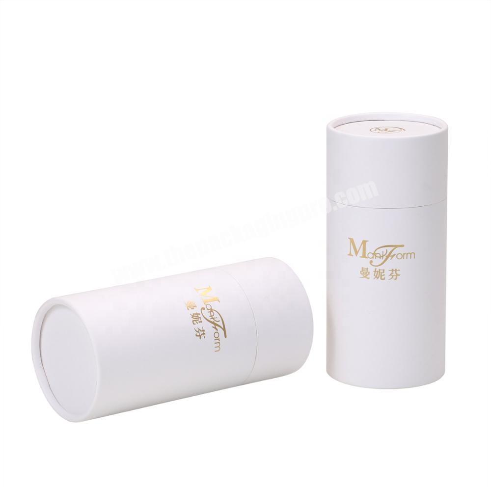 custom cylindrical canister cardboard cylinder round box paper tube packaging box for cosmetic gift