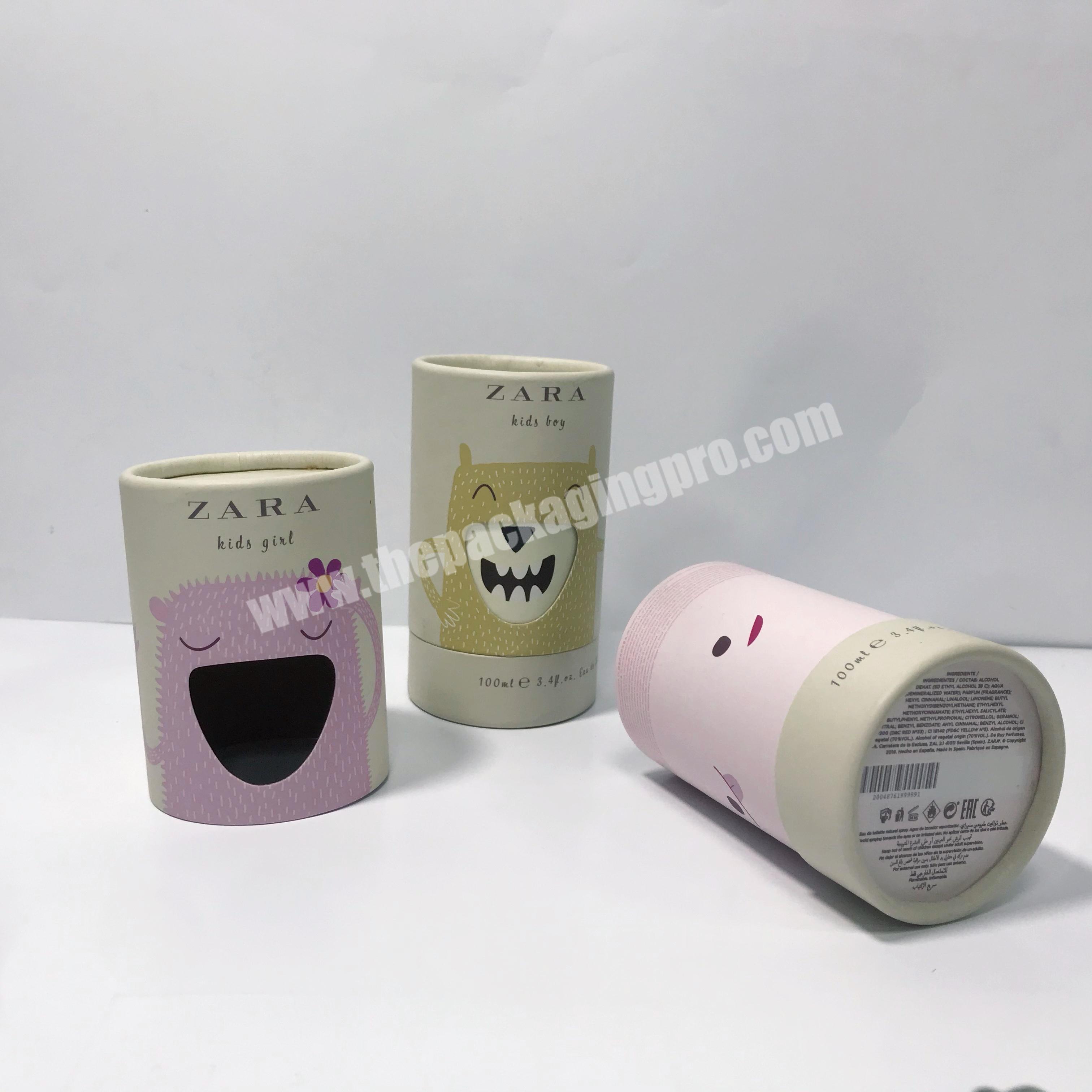 Custom cylindrical  packaging box candle box with lid,Supplier handmade custom logo