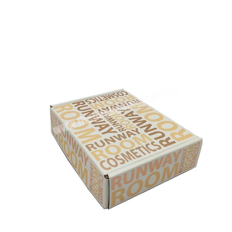 Custom design aircraft type corrugated paper cardboard box with English letter printing for shoes