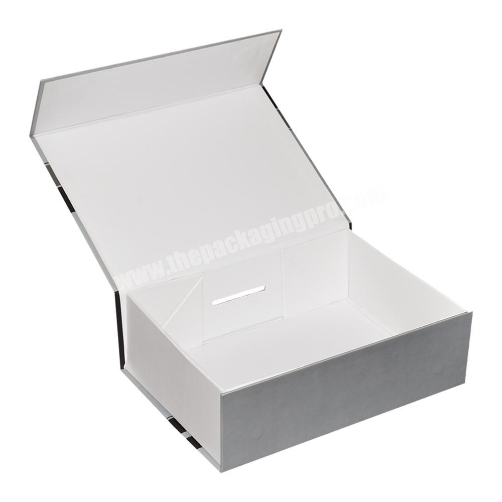 Custom design big common printed logo magnet folding packaging gift box for headlight packaging