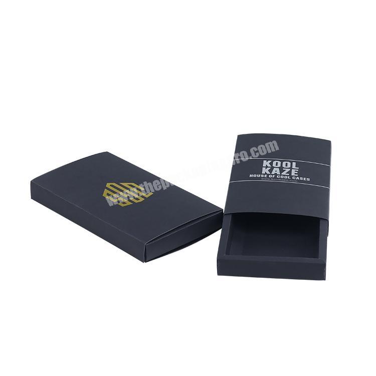 Custom Design Black Cell Phone Case Paper Packaging Boxes For Packaging