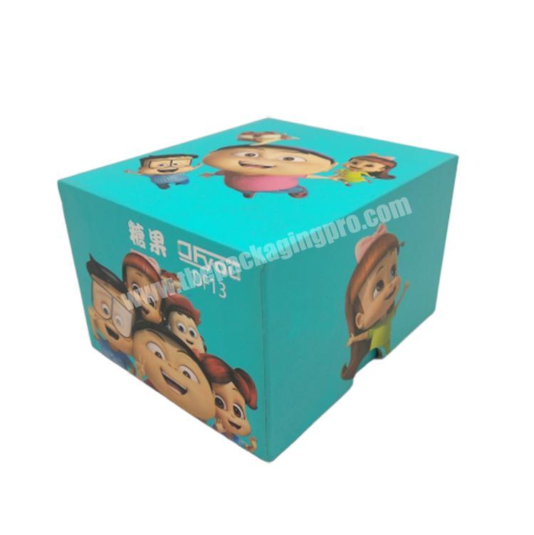 Custom design caja juguetes cute kids toy storage box package