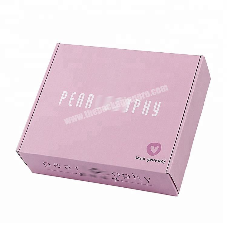 Custom Design Cardboard Corrugated Paper Packing Box For Cosmetic Hot Sale In China