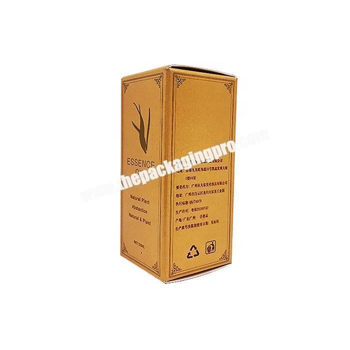 Custom design cardboard paper cosmetic box perfume jar box with sliver stamping