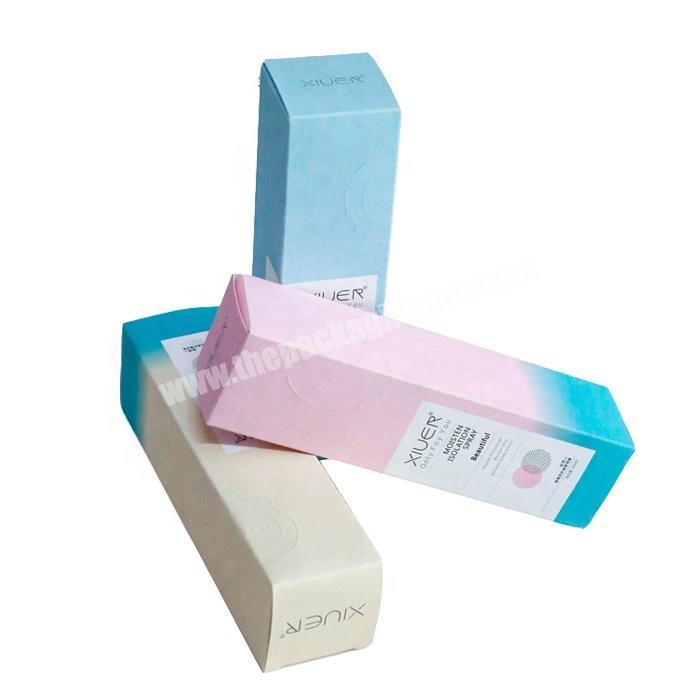 Custom design cardboard paper packaging box cosmetic packing box