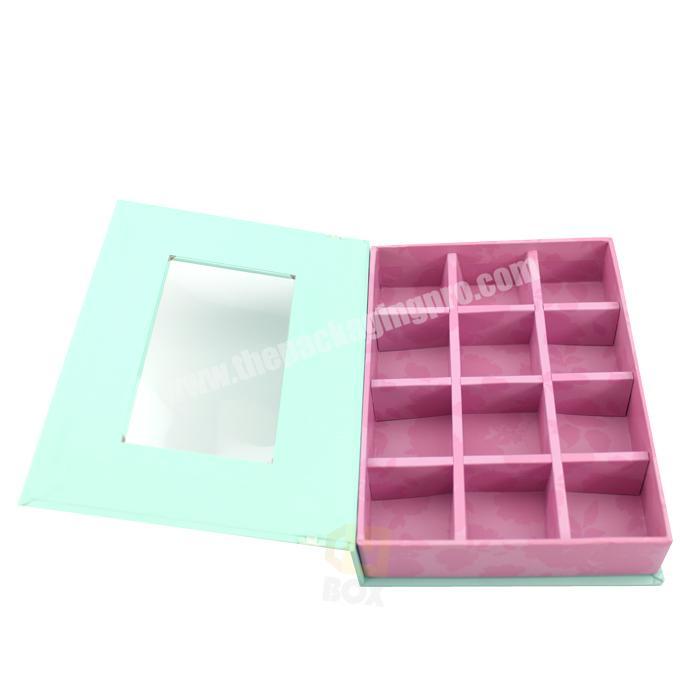 Custom Design Cardboard Window Magnet Package  Box Insert Paper Tray