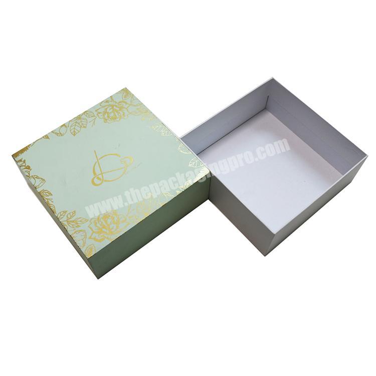 Custom design colorful cosmetic handmade cardboard gift box storage boxes with lids by packaging supplier
