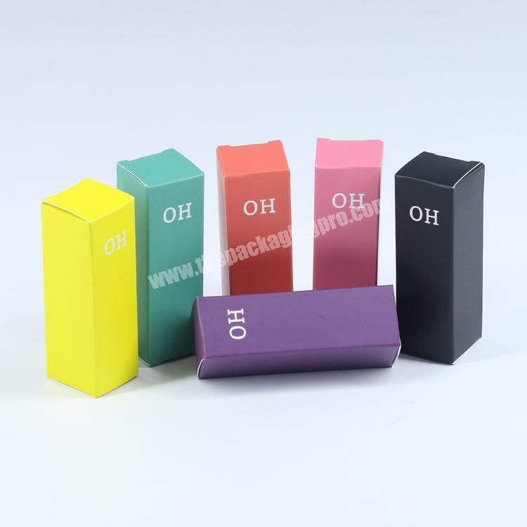 custom design colorful lipstick box packaging