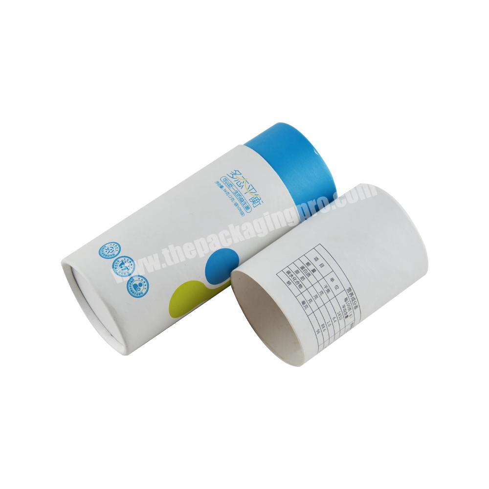 Custom design cylinder kraft paper lipstick cosmetic packaging tube