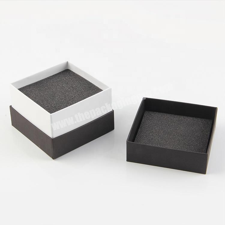 custom design foam insert high quality print craft jewelry packing jewel packaging watch jewellery paper box for jewelry