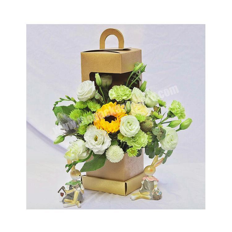 custom design hot sale rectangular flower box rose in gift box flower box