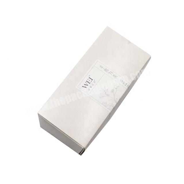 Custom Design Logo Print Paper Packaging White Cosmetic Box for Face Scream