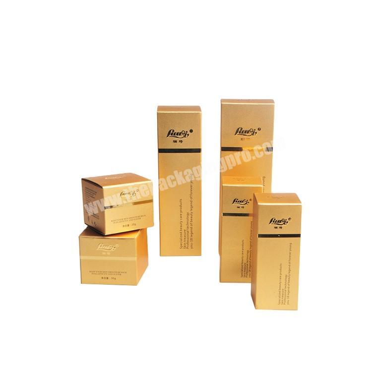 Custom design luxury cosmetic perfume paper packaging box with logo