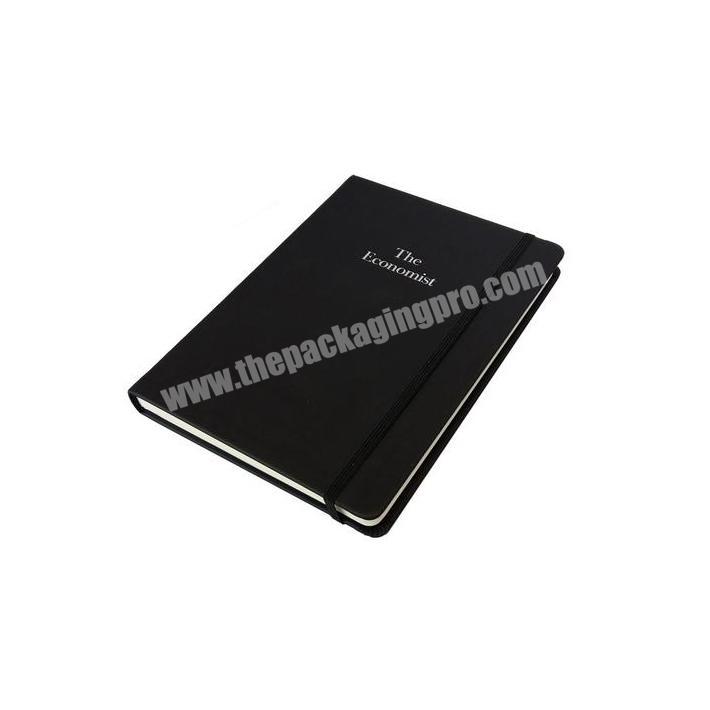 Custom design luxury pu leather notebooks wholesale