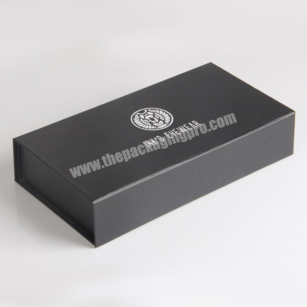 Custom design magnetic carton sunglasses pencil paper mache packing box