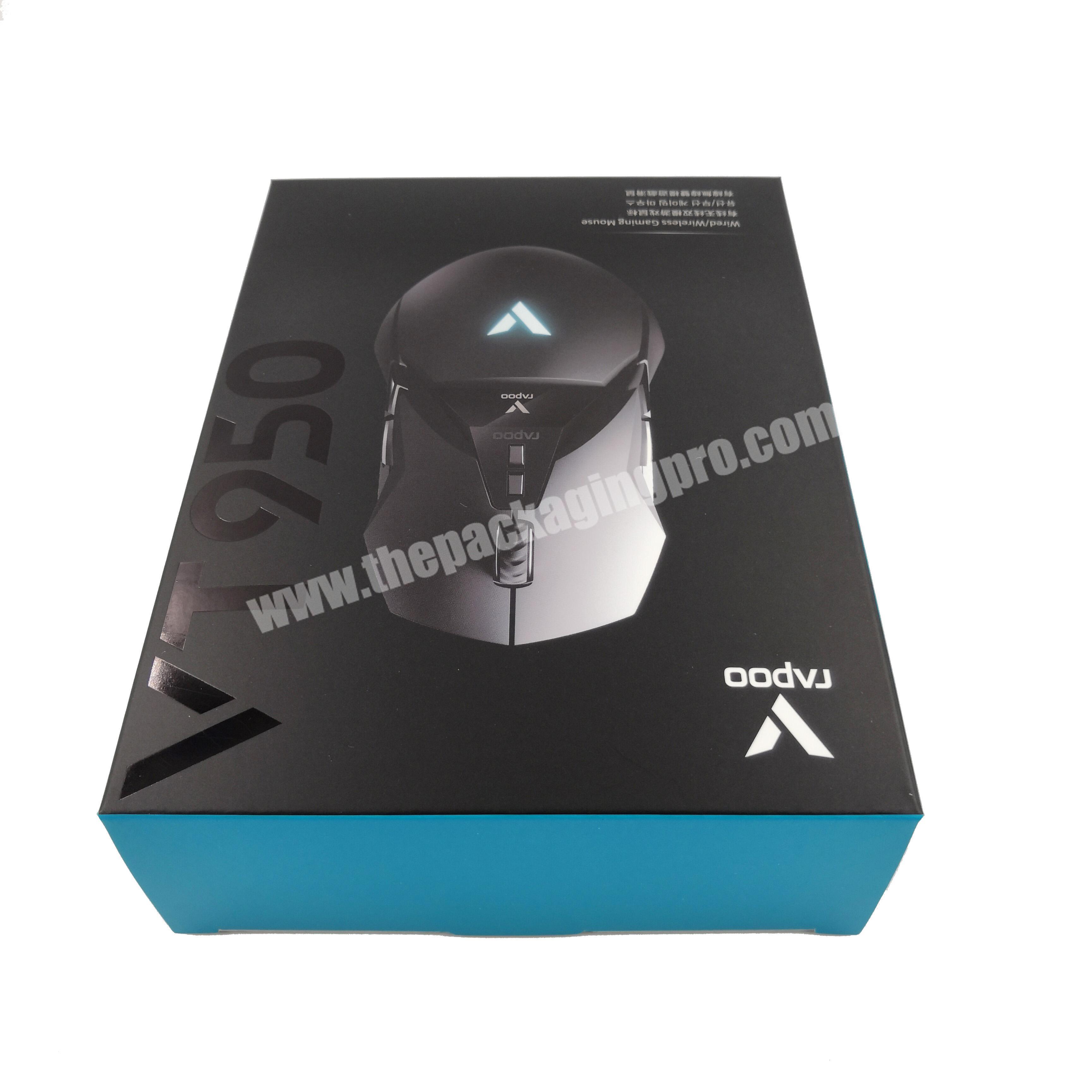Custom design mouse packaging box wireless mouse paper box