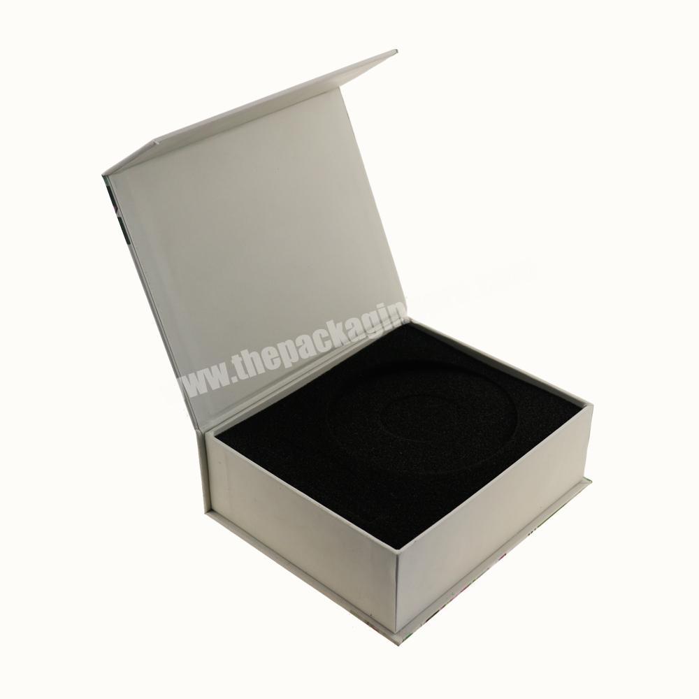 Custom design paper packaging box magnetic clamshell gift box packaging luxury
