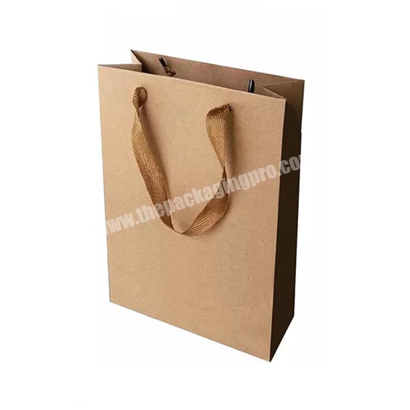 Custom Design Plain Matte Black White Kraft Ivory Board Paper Gift Bag For Honey Toiletries Clothing Envelope With Handle Ribbon