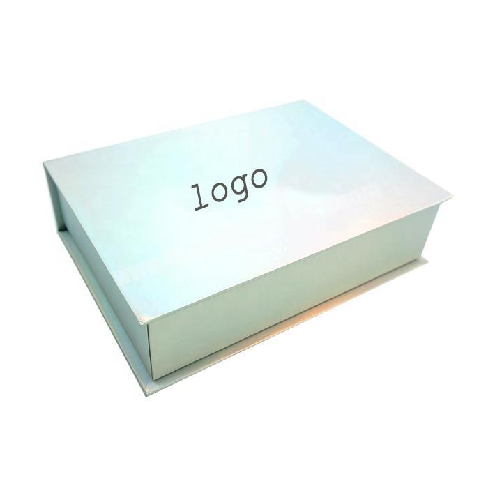 Custom Design Printed Hologram Cardboard Paper Cosmetic Packaging Gift Box For Packaging