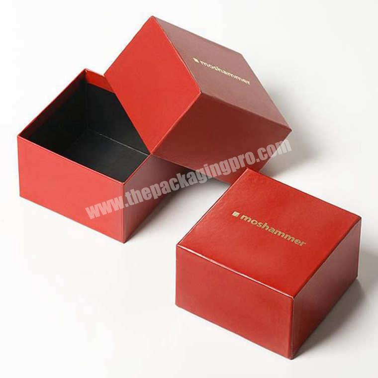 Custom Design Printed White Jewelry Packaging Kraft Paper Boxes With Lid And Base