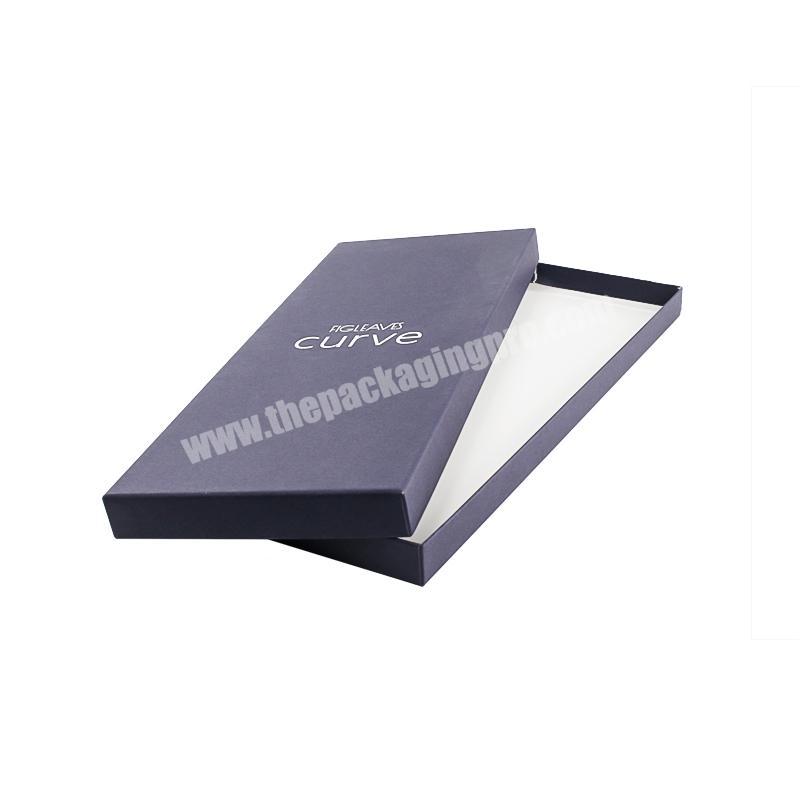 Custom Design Rectangular Customized Printing Art Paper Cardboard Lid and Base Paper Box