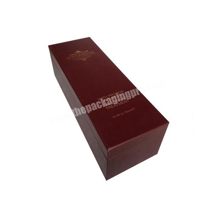 Custom Design Square Paper Cut Box Packaging For Wine