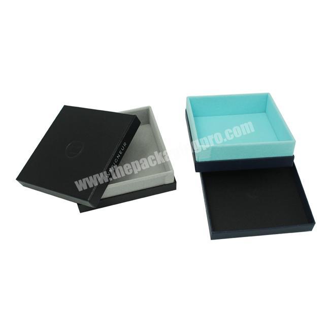 Custom Design Wholesale Cardboard Specialty Paper Packaging Box with Velvet Inside