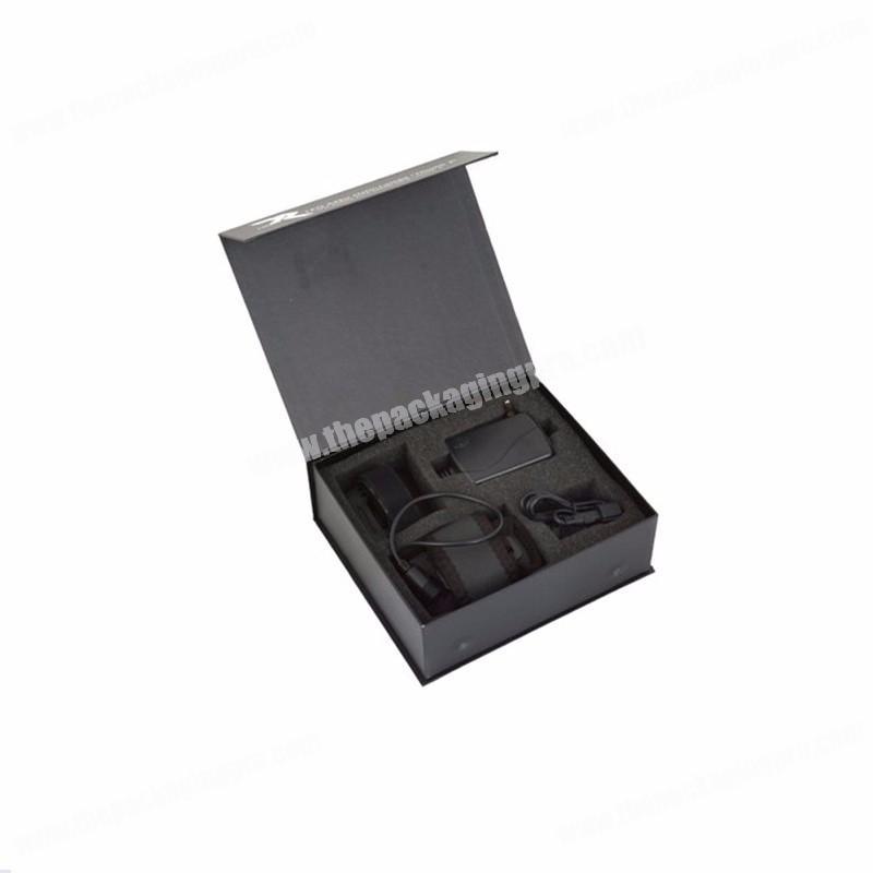 Custom die cut EVA insert magnetic bluetooth earphone gift packaging box