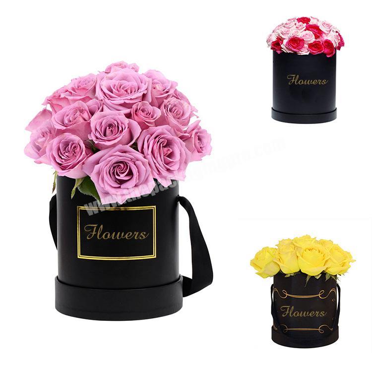 Shop Custom Different Design Cardboard Luxury Round Packaging Box For Flowers