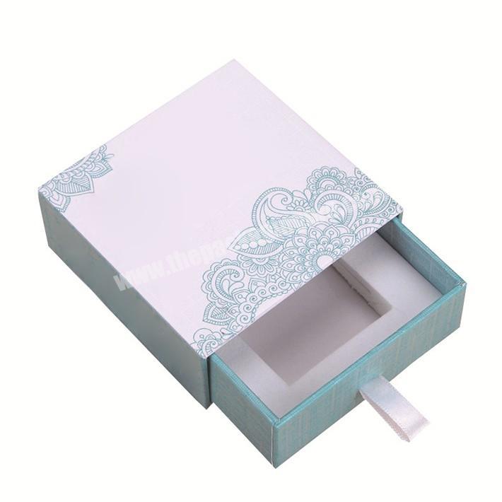 Custom Different Size Gift Packaging Slide Drawer Gift Box with EVA Tray