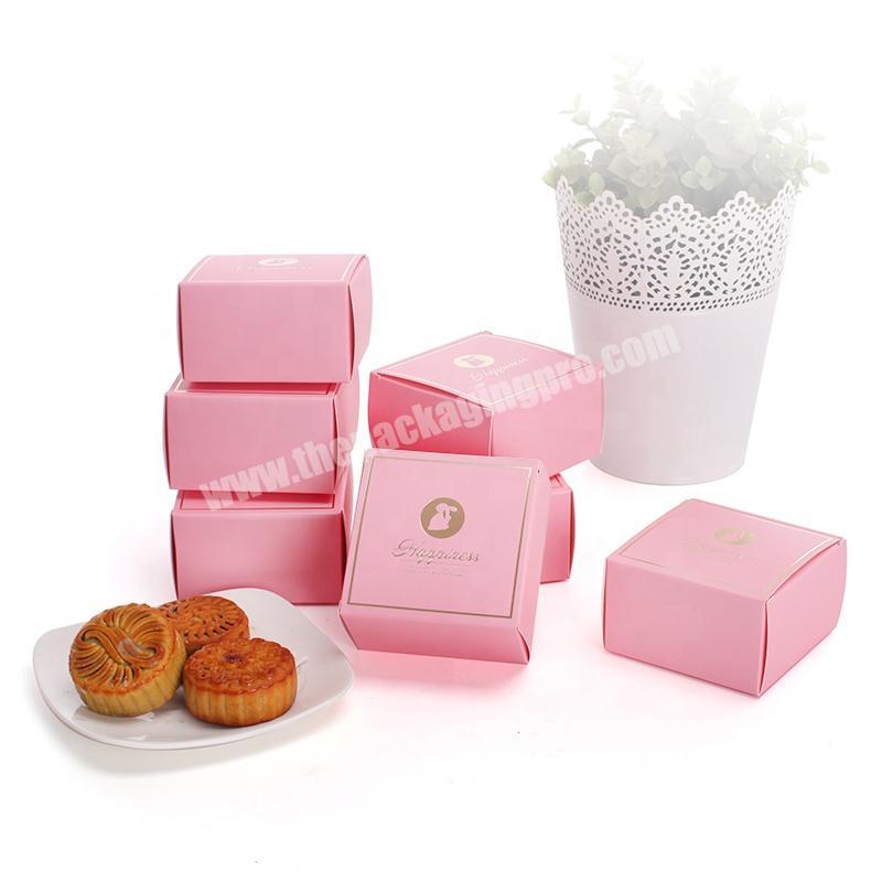 Custom Different Size Small Food Grade Paper Cardboard Mooncake Packaging Box