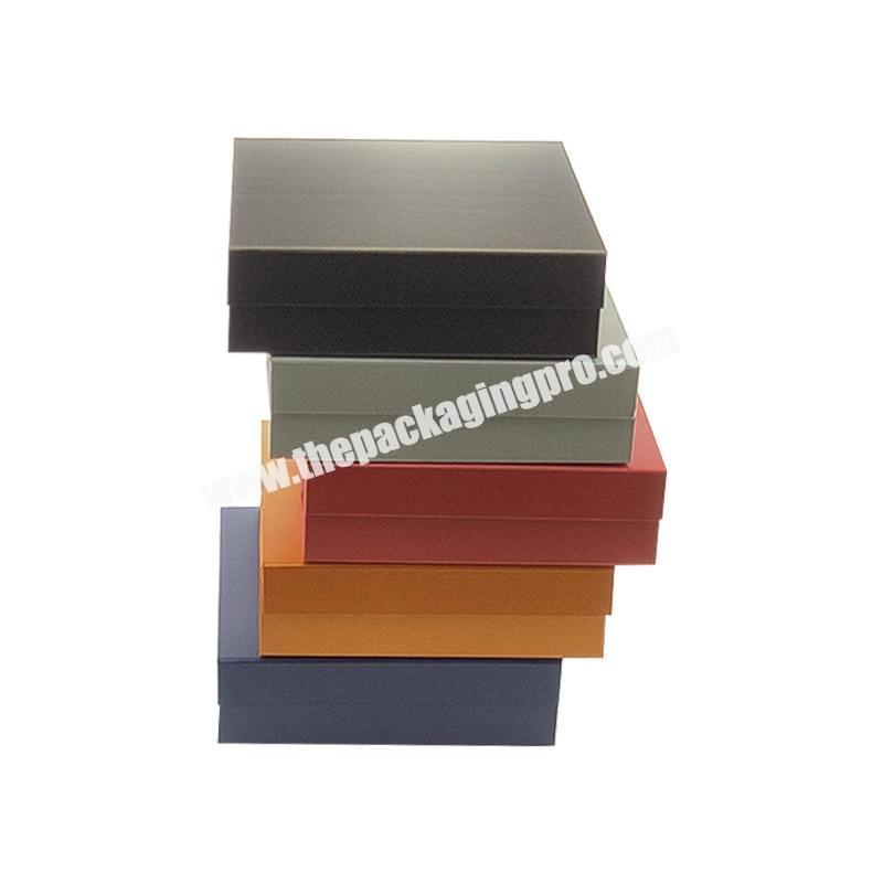 Custom dimensions high quality lamination finishing folding magnetic gift boxes