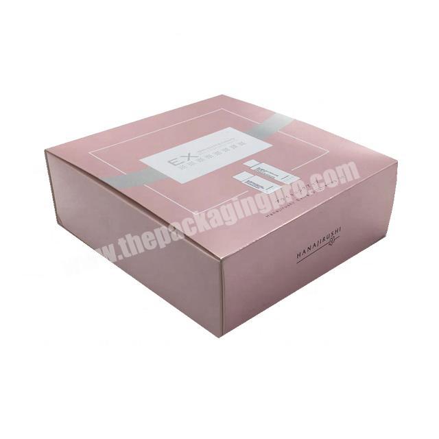 Custom Drawer Packaging Box Luxury Pink Cosmetic Box for PerfumeLipsticks