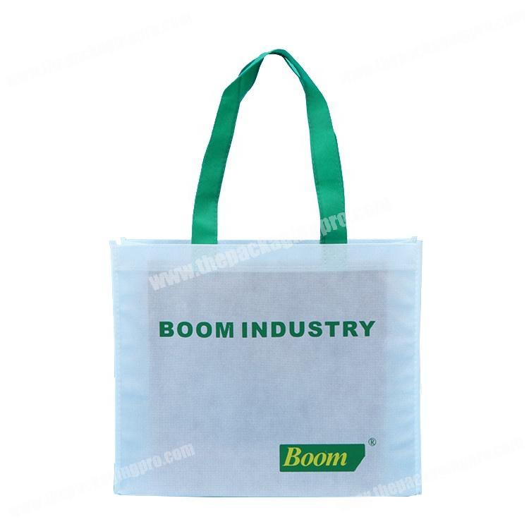 Custom Durable Recycle Manual Non Woven Bag With Cross Stitch Sewing