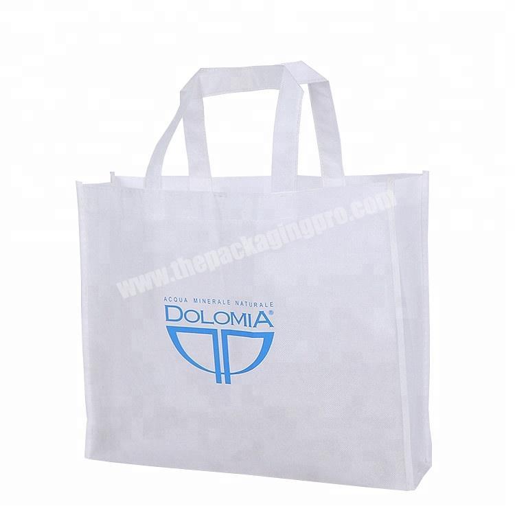 Custom eco 80gsm fabric reusable non woven shopping bags