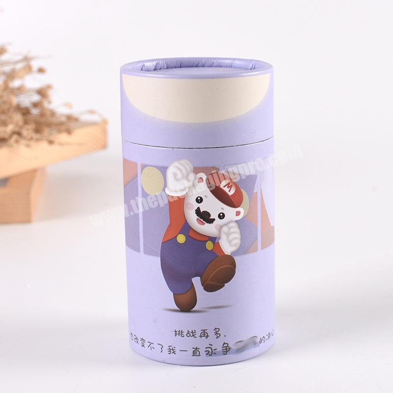 Custom Eco-Friendly Cardboard Paper Canister Cylinder Empty Oil Serum Cosmetic Paper Tube Packaging