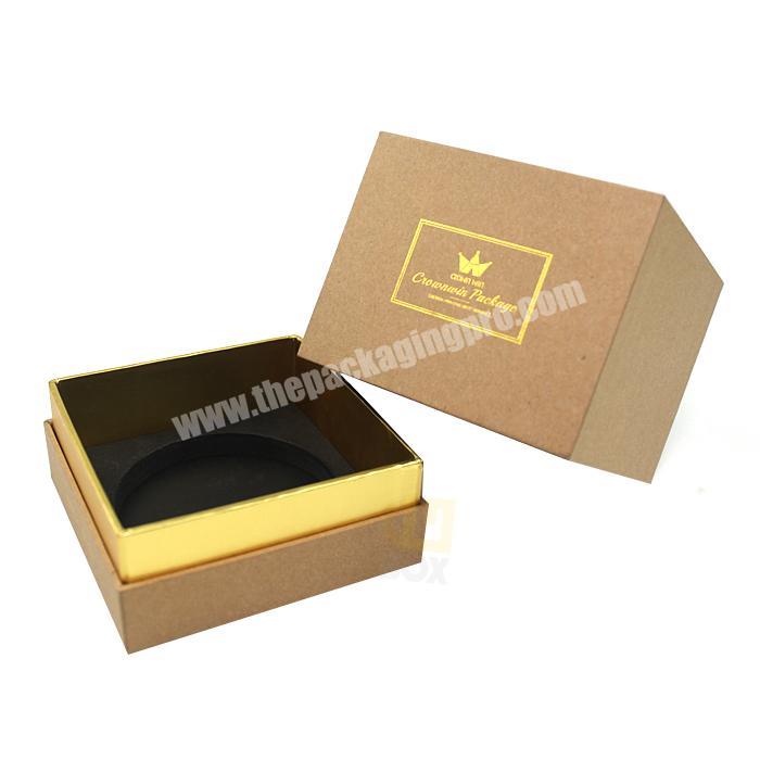 Custom eco friendly luxury High quality design candle jars rigid cardboard paper packaging gifts box with lid