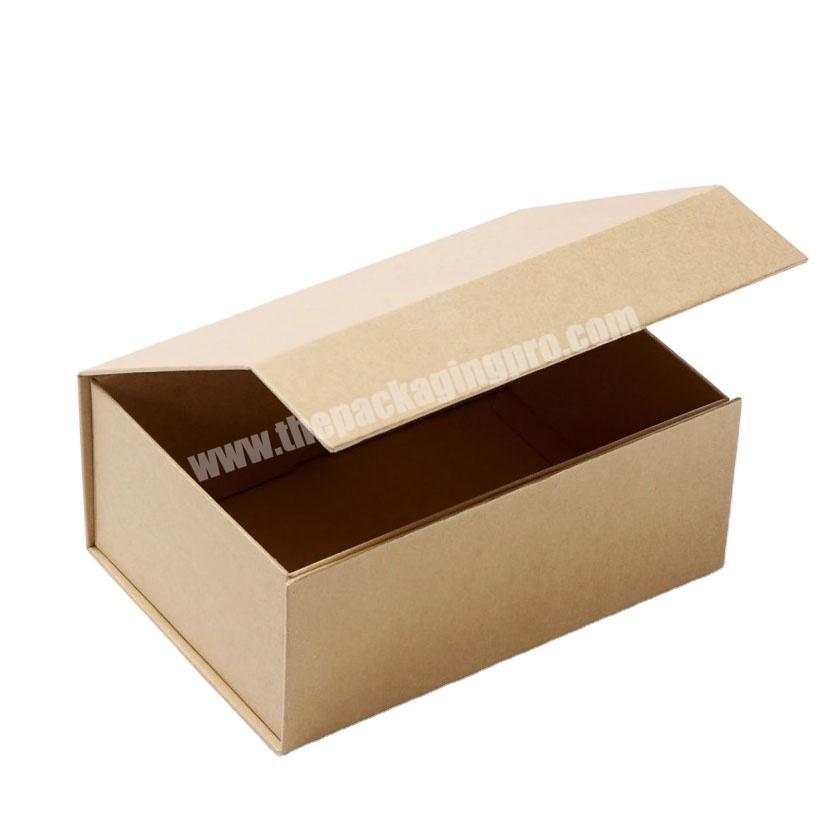 Custom eco friendly magnetic collapasible box clothing packaging biodegradable