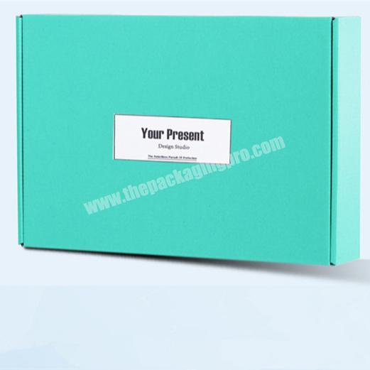 Custom eco friendly printing colorful corrugated cardboard packaging retail shoe box